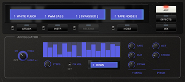 RootBass: Classic arpeggiator